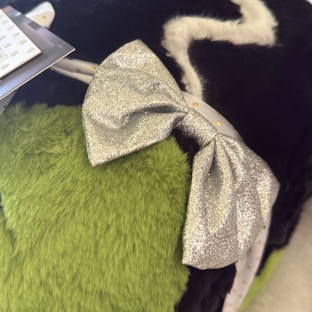 Isaac Mizrahi Frankenstein Pillows Green and Black New Homegoods